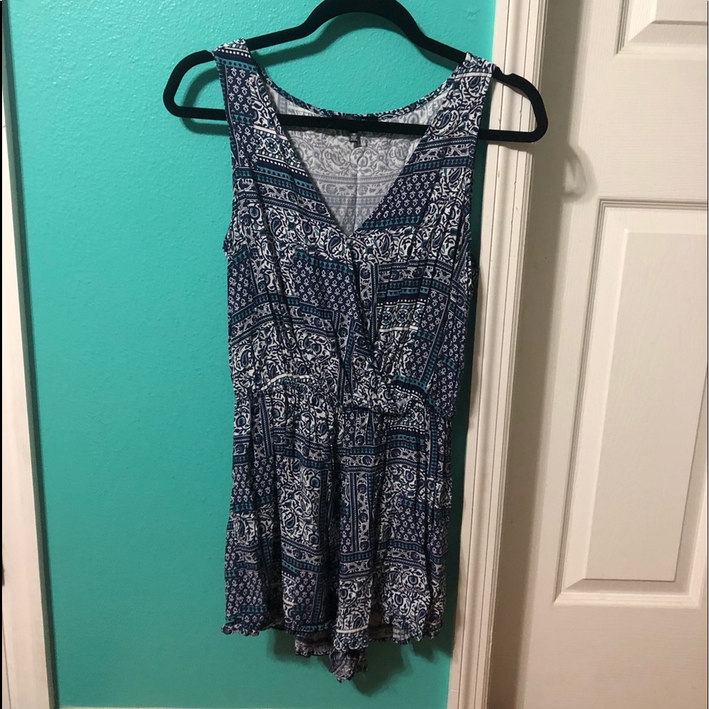 Patterned Romper